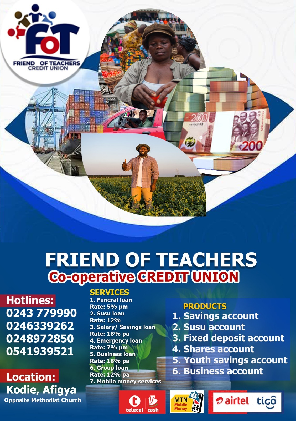 Friend Of Teachers Co-operative Credit Union Products